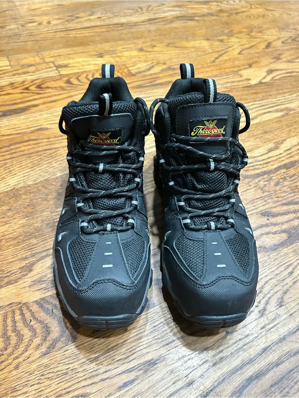Thorogood Waterproof Hiking Boots Women’s 9 Men’s 7 Black Trail Boots Gorpcore